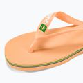 Šlepetės per pirštą Havaianas Brasil Logo peach 7
