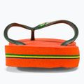 Šlepetės per pirštą Havaianas Brasil Logo sunset orange 6