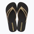 Moteriškos "Ipanema Bossa Soft V" juodos/auksinės šlepetės 2
