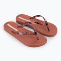 Moteriškos šlepetės per pirštą Ipanema Anat Connect brown/clear