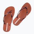 Moteriškos šlepetės per pirštą Ipanema Anat Connect brown/clear 2
