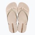 Moteriškos šlepetės per pirštą Ipanema Mesh Chic Plat beige/glitter 2