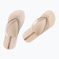 Moteriškos šlepetės per pirštą Ipanema Mesh Chic Plat beige/glitter 3