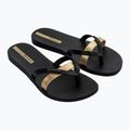 Ipanema Kirei black/gold moteriškos šlepetės