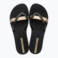 Ipanema Kirei black/gold moteriškos šlepetės 2