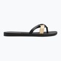Moteriškos šlepetės per pirštą Ipanema Kirei black/gold 2
