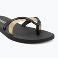 Moteriškos šlepetės per pirštą Ipanema Kirei black/gold 7