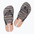 Moteriškos šlepetės per pirštą Ipanema Classic Happy XII black/black/pink 3