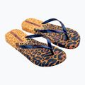 Moteriškos šlepetės per pirštą Ipanema Animal Print VI yellow/pearly blue 8