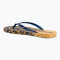 Moteriškos šlepetės per pirštą Ipanema Animal Print VI yellow/pearly blue 3