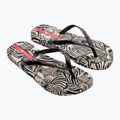 Moteriškos šlepetės per pirštą Ipanema Animal Print VI beige/black/pink