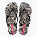 Moteriškos šlepetės per pirštą Ipanema Animal Print VI beige/black/pink 2