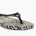 Moteriškos šlepetės per pirštą Ipanema Animal Print VI beige/black/pink 7