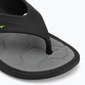 Vyriškos šlepetės per pirštą Rider Cape XVIII black/grey/green 7