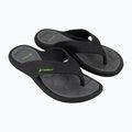 Vyriškos šlepetės per pirštą Rider Cape XVIII black/grey/green
