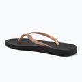 Moteriškos šlepetės per pirštą Ipanema Anat Tan black/gold 3
