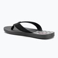Vyriškos šlepetės per pirštą RIDER Impulse Graphic dark grey/black/red 3