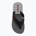 Vyriškos šlepetės per pirštą RIDER Impulse Graphic dark grey/black/red 5
