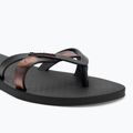 Moteriškos šlepetės per pirštą Ipanema Kirei Chic black/brown tile 7