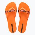 Moteriškos šlepetės per pirštą Ipanema Kirei Chic orange/brown 2