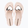 Moteriškos šlepetės per pirštą Ipanema Maxi Fashion beige/gold 2