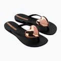 Moteriškos šlepetės per pirštą Ipanema Maxi Fashion black/bronze