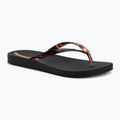 Moteriškos šlepetės per pirštą Ipanema Anat Connect II black/clear