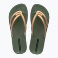 Moteriškos šlepetės per pirštą Ipanema Comfy green/gold 2