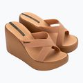 Moteriškos šlepetės Ipanema High Fashion II Slide beige/glitter beige/green