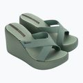 Moteriškos šlepetės Ipanema High Fashion II Slide green/glitter green/grey