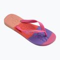 Šlepetės per pirštą Havaianas Top Logomania Colors II pink flux 8