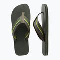 Vyriškos šlepetės per pirštą Havaianas Urban Brasil olive green 10