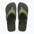 Vyriškos šlepetės per pirštą Havaianas Urban Brasil olive green 11