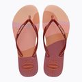 Moteriškos šlepetės per pirštą Havaianas Slim Palette Glow ballet rose 3