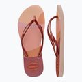 Moteriškos šlepetės per pirštą Havaianas Slim Palette Glow ballet rose 4