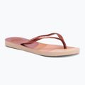 Moteriškos šlepetės per pirštą Havaianas Slim Palette Glow ballet rose