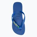 Šlepetės per pirštą Havaianas Brasil Logo Neon star blue /  star blue 5