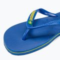 Šlepetės per pirštą Havaianas Brasil Logo Neon star blue /  star blue 7