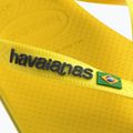 Šlepetės per pirštą Havaianas Brasil Logo Neon citrus yellow / citrus yellow 10