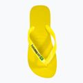 Šlepetės per pirštą Havaianas Brasil Logo Neon citrus yellow / citrus yellow 7