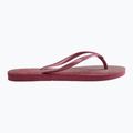 Moteriškos šlepetės per pirštą Havaianas Slim Gloss amaranth 2