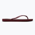 Moteriškos šlepetės per pirštą Havaianas Slim Gloss amaranth 2