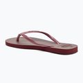 Moteriškos šlepetės per pirštą Havaianas Slim Gloss amaranth 3