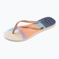 Moteriškos šlepetės per pirštą Havaianas Slim Palette Glow beige 2