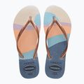 Moteriškos šlepetės per pirštą Havaianas Slim Palette Glow beige 4