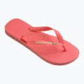 Šlepetės per pirštą Havaianas Brasil Logo tropical coral