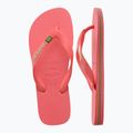 Šlepetės per pirštą Havaianas Brasil Logo tropical coral 5