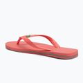 Šlepetės per pirštą Havaianas Brasil Logo tropical coral 3