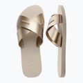 Moteriškos šlepetės Havaianas Aqua Metallic beige 4