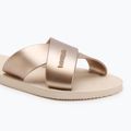 Moteriškos šlepetės Havaianas Aqua Metallic beige 7